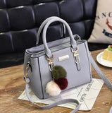 Brand women hairball ornaments totes solid sequined handbag hotsale party purse ladies messenger crossbody shoulder bags LB750