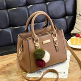 Brand women hairball ornaments totes solid sequined handbag hotsale party purse ladies messenger crossbody shoulder bags LB750