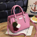 Brand women hairball ornaments totes solid sequined handbag hotsale party purse ladies messenger crossbody shoulder bags LB750