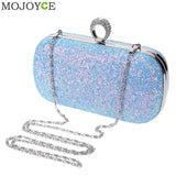 Party Finger Ring Evening Envelope Clutch