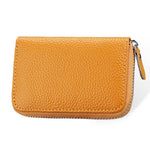 Womens Leather Mini Slim Wallet