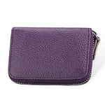 Womens Leather Mini Slim Wallet