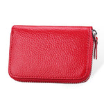 Womens Leather Mini Slim Wallet