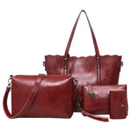 Fashion 4Pcs/Set Women Shoulder Bag