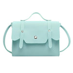 Small Square Simple Flap Multi-color Bag