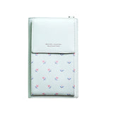 Ladies Cellphone Bag Japan and Korea fashion print multi-function Student Wallet Casual Women Shoulder Bag Large Card Holder