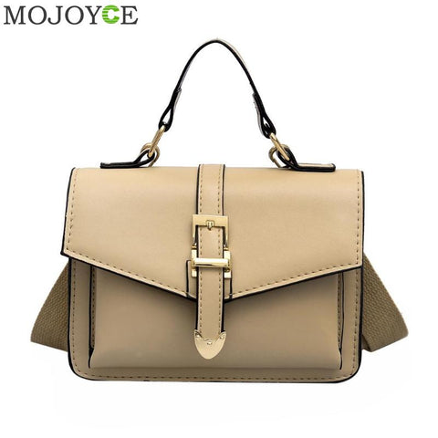 Stylish Female PU Leather  Sling Handbag