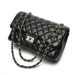 Chains double flap quilted bag