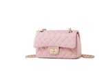 Chains double flap quilted bag