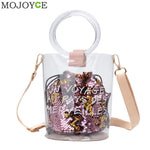 Sequin Bucket Women Bag