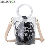 Sequin Bucket Women Bag