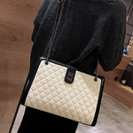 Leather Pu Quilted Bag Female