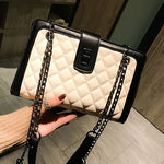 Leather Pu Quilted Bag Female