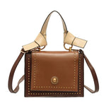 Satchel Rivet Crossbody  Handbag