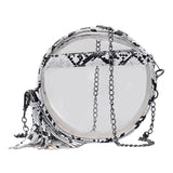Serpentine Transparent Clutch