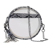 Serpentine Transparent Clutch
