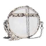 Serpentine Transparent Clutch
