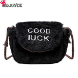 Faux Fur Sling Phone Bag