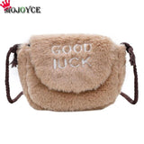 Faux Fur Sling Phone Bag